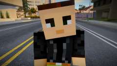 Claude Minecraft Ped for GTA San Andreas