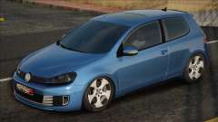 Volkswagen Golf 6 Blue for GTA San Andreas