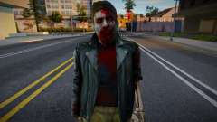 Half-Skeleton Zombie Claude for GTA San Andreas