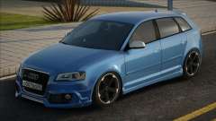 AUDI RS3 BLUE for GTA San Andreas