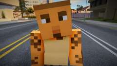 Cesar Minecraft Ped for GTA San Andreas