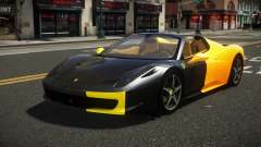 Ferrari 458 LE Roadster S3 for GTA 4