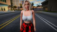 Cute blonde in casual outfit for GTA San Andreas