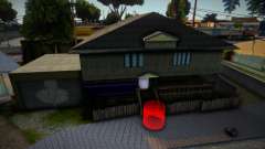 Halo Style Groove Street Gang Houses (Repaint) for GTA San Andreas