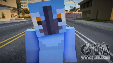 Blu (Rio) Minecraft for GTA San Andreas