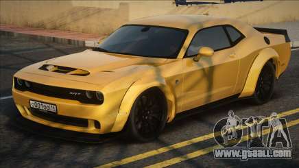 Dodge Challenger SRT Hellcat Yellow for GTA San Andreas