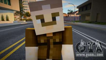 Csher Minecraft Ped for GTA San Andreas