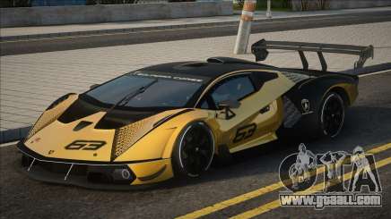 Lamborghini Essenza Yellow for GTA San Andreas