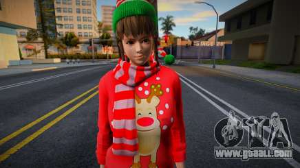 Hitomi Merry Christmas for GTA San Andreas