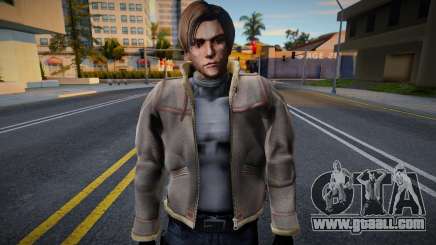 Leon HD S. Kennedy con chaqueta HD Resident Evil for GTA San Andreas