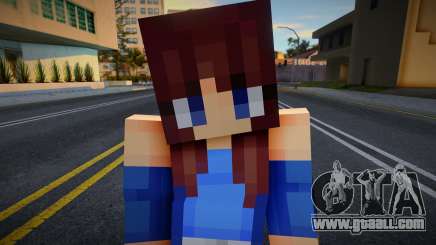 Ofyst Minecraft Ped for GTA San Andreas