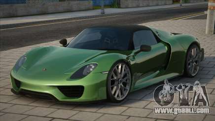 Porsche 918 Green for GTA San Andreas