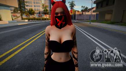 Skin Random 1 Girl for GTA San Andreas