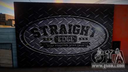 Straight Edge Mural for GTA San Andreas