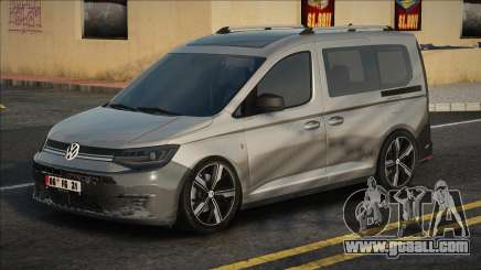 Volkswagen Caddy 2022 Silver for GTA San Andreas