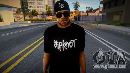 CJ HD tipo slipknot y adidas for GTA San Andreas