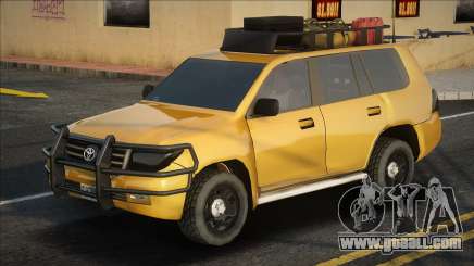 Toyota Land Cruiser Yellow for GTA San Andreas