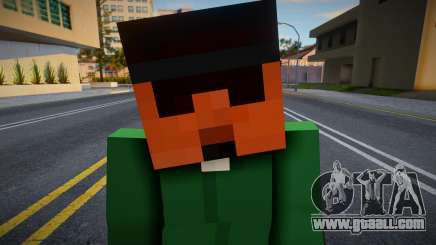 Ryder3 Minecraft Ped for GTA San Andreas