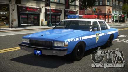 Chevrolet Caprice 85th Police for GTA 4