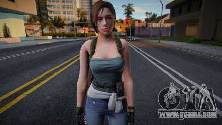 Jill Valentine with jeans (Resident Evil 3) for GTA San Andreas