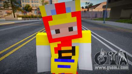 Wmybell Minecraft Ped for GTA San Andreas
