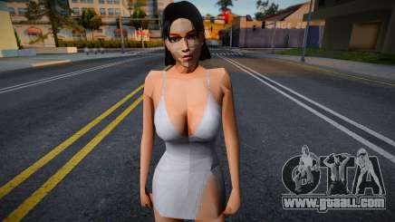 White Outfit girl for GTA San Andreas