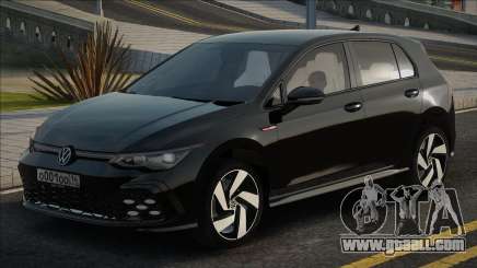 Volkswagen Golf GTI Black for GTA San Andreas