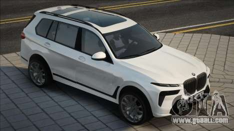 BMW X7 M60i 2023 White Ukr for GTA San Andreas
