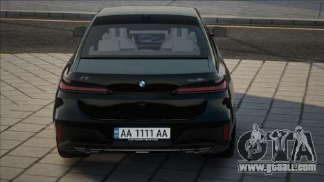 BMW 7-Series 2023 [Black] for GTA San Andreas