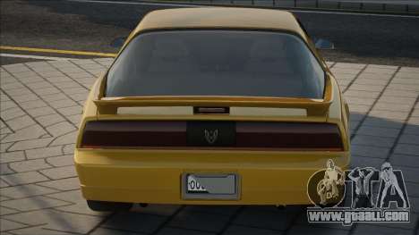 Pontiac Firebird Yellow for GTA San Andreas