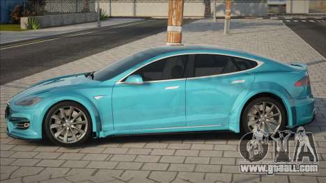 Tesla Model S (Blue) for GTA San Andreas