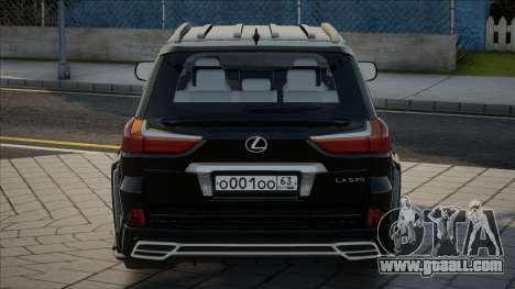 Lexus LX570 Black for GTA San Andreas