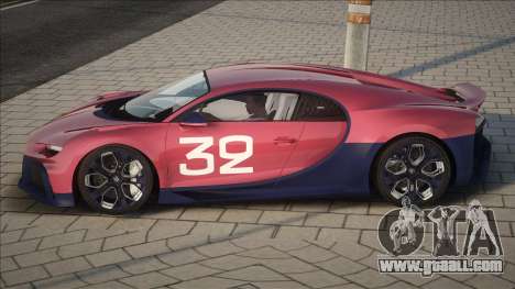 Bugatti Chiron Profilée 2023 UKR for GTA San Andreas