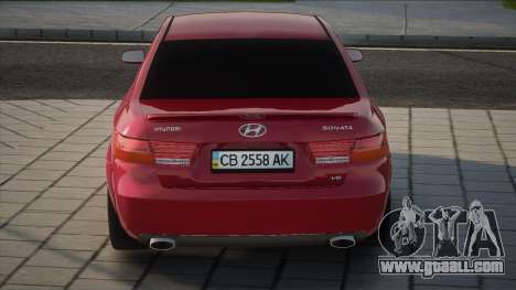 Hyundai Sonata 2009 UKR Plate for GTA San Andreas