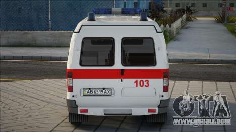 GAZ - 2217 Sobol Ambulance of Ukraine for GTA San Andreas