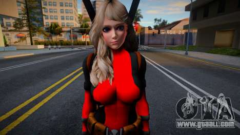 DOAXVV Amy - Lady Deadpool Outfit for GTA San Andreas
