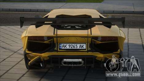 Lamborghini Aventador Yellow for GTA San Andreas