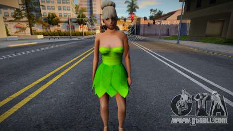 Green Girl for GTA San Andreas