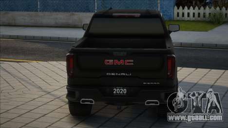 GMC Sierra Denali 2020 [Black] for GTA San Andreas