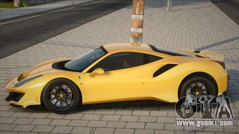 Ferrari 488 Pista [Yellow] for GTA San Andreas