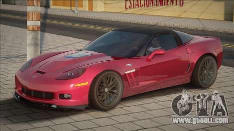 Chevrolet Corvette Grand Sport 2010 Red for GTA San Andreas