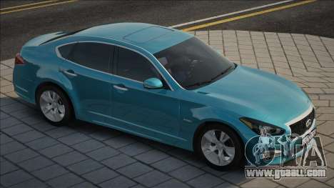 Infiniti Q70 [Blue] for GTA San Andreas