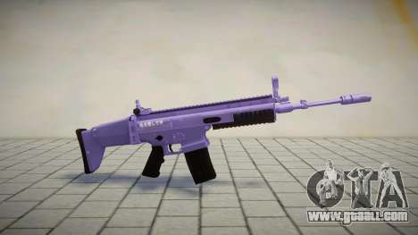 M4 Purple Gun for GTA San Andreas