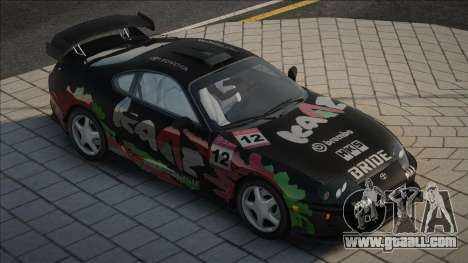 Toyota Supra JZA80 [Black] for GTA San Andreas