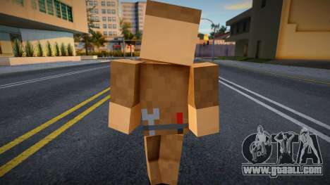 Janitor Minecraft Ped for GTA San Andreas