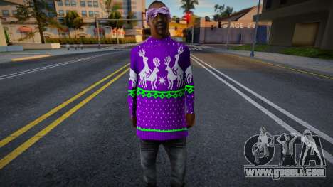 Ballas in a reindeer sweater for GTA San Andreas