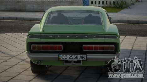 Shelby GT500 1969 [Green] for GTA San Andreas