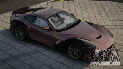 Ferrari F12 Berlinetta Plate for GTA San Andreas