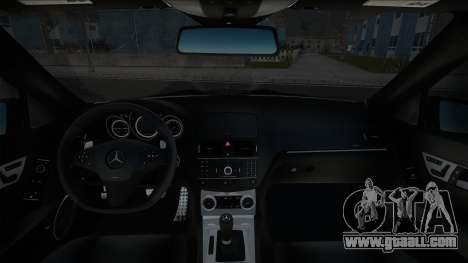 Mercedes-Benz C63 AMG [Black] for GTA San Andreas