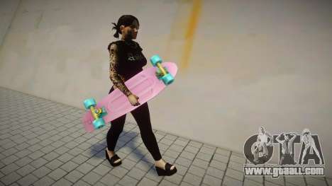 Pink Skateboard for GTA San Andreas